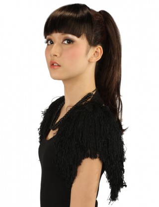 Wigs2you 馬尾 新款夾式馬尾假髪 自然時尚女性中長梨花卷髪馬尾WS-5012-DB